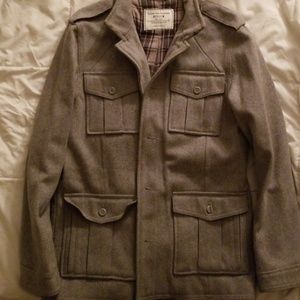 Old Navy Grey Wool Jacket